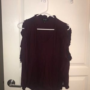 Jessica Simpson cold shoulder shirt